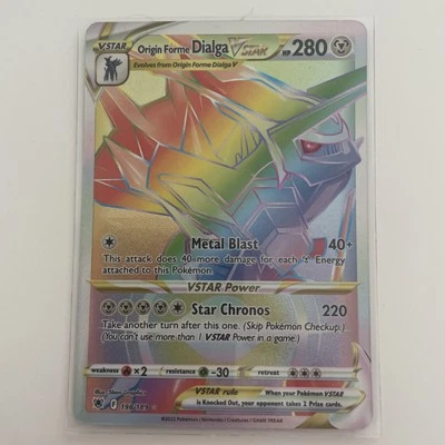 Origin Forme Dialga VSTAR - (Secret) 198/189 Swsh10: Astral Radiance Holo - Image 1 of 2