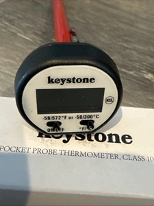 Keystone Value Series 5" Digital Pocket Probe Thermometer - Picture 1 of 5
