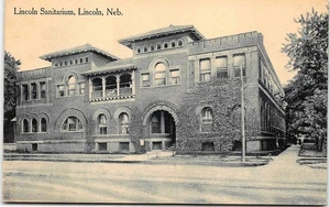 # K2638 LINCOLN, NE. POSTCARD, LINCOLN SANATORIUM - Picture 1 of 2