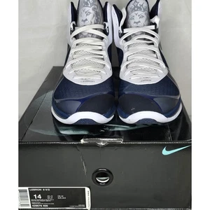 Nike LeBron 8 V2 Men's Basketball Shoes Navy White Size 14 - Picture 1 of 8