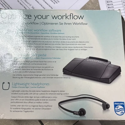Pedal Phillips LFH 2330/00, sem fones de ouvido e sem software, apenas pedal - Imagem 1 de 3