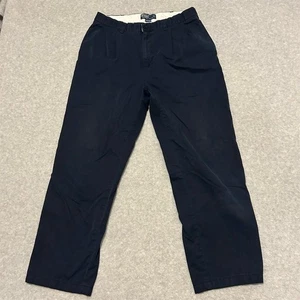 Polo Ralph Lauren Pants Men's Blue 32x28 Hammond Dress Pants Vintage - Picture 1 of 10