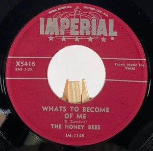THE HONEY BEES 45 WHATS TO BECOME OF ME / JUST TO LIVE AGAIN—EX - Bild 1 von 6