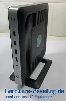 HP t630 Thin Client AMD GX-420GI Quad Core 2,2GHz 32GB M2SSD 4GB RAM mit Fuß - Bild 1 von 3