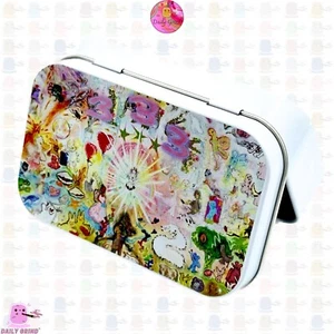 Bladee Crystal/Jewellery/Coins/Bits Pieces/Hide/Make-Up 1oz Hinge Lid Metal Box - Picture 1 of 7