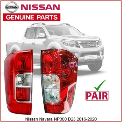 Pair Rear Right Left Back Light Lamp For Nissan Navara NP300 D23 Pickup 2016-20 - Image 1 of 4