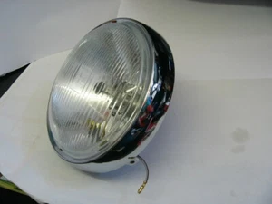 KAWASAKI 500 H1D H1E H1F Headlight Head Light Glass Chrome Rim refector - Picture 1 of 1