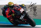 Lorenzo Savadori Hand Signed Aprilia Racing 12x8 Photo MotoGP