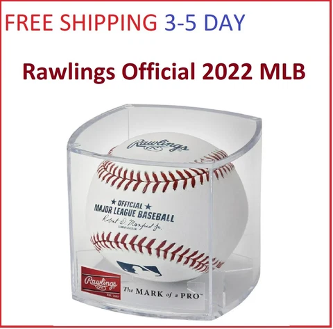 Rawlings Official 2022 Major League Baseball Display Case Included MLB NEW Cover
