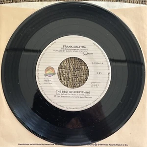 Frank Sinatra - The Best Of Everything / Teach Me Tonight - Qwest 7-28844 - M - Picture 1 of 2