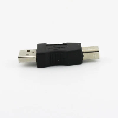 1pc USB 2.0 Type A Male to USB 2.0 Type B Male Plug Printer Adapter Converter - Image 1 of 4