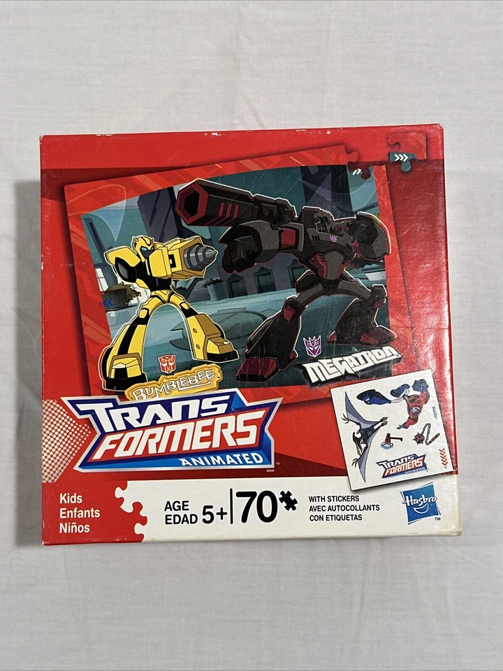 Transformers Animated Series 70 Piece Puzzle Bumblebee Megatron NIB Sealed - Image 1 of 1