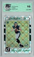 Carson Wentz 2016 Donruss The Elite Series #2 Only 999 Made Rookie Card PGI 10