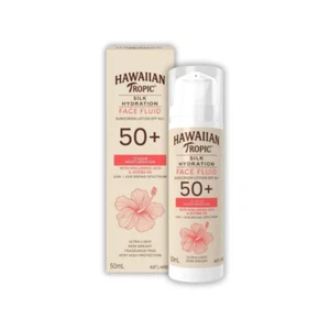 Hawaiian Tropic Silk Hydration Face Fluid Sunscreen Lotion SPF50 Plus 50ml - Picture 1 of 1