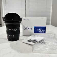 Tokina atx-i 11-20mm CF f/2.8 Lens for Canon EF With Original Packaging Box