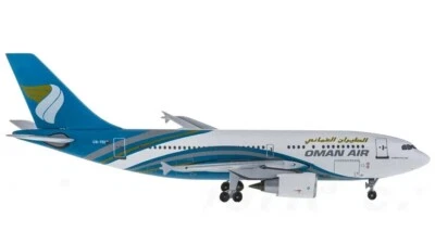 1:400 Aeroclassics OMAN AIR AIRBUS A310-300 Passenger Airplane Diecast Model - Image 1 of 4