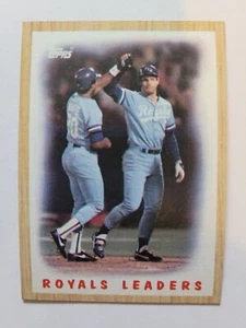 1987 TOPPS ROYALS LEADERS #256 NM - Picture 1 of 1