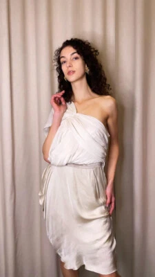 Lanvin asymmetrical one-shoulder dress - Image 1 of 4