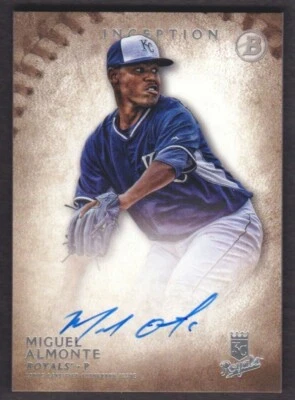 2015 Bowman Inception MIGUEL ALMONTE Auto - Image 1 of 2