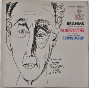 RCA VICTOR STEREO LSC 2917 ITA BRAHMS Concerto x Pianoforte RUBINSTEIN-LEINSDORF - Bild 1 von 4