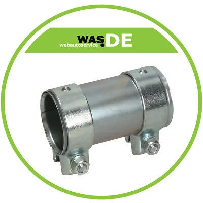 Auspuff Schelle Rohrverbinder Universal Doppelschelle Ø 55 mm x 125 mm - Bild 1 von 2