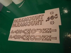 PARAMOUNT ACS decal set. Re-issued from samples in our collection! Gold version - Picture 1 of 1