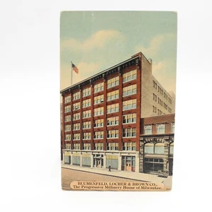 Blumenfeld, Locher & Brown Co. Progressive Millinery House Milwaukee Wisconsin - Imagen 1 de 2