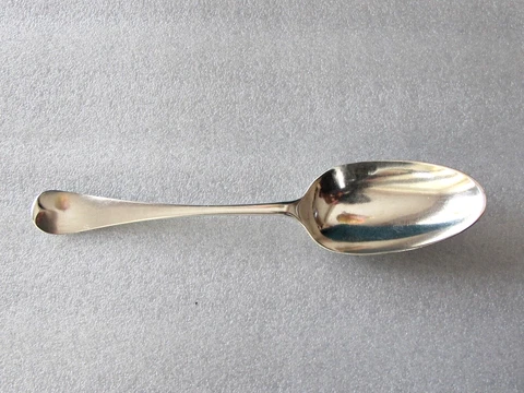 1756 GEORGIAN STERLING SILVER ANTIQUE SPOON Hanoverian London ROBERT INNES Cover