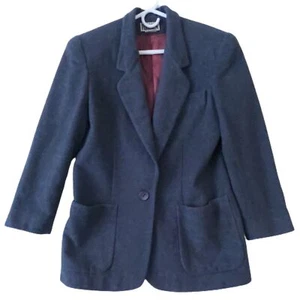 Forenza Woll- und Kaschmirmischung grau Blazer Damengröße 8 - Bild 1 von 13