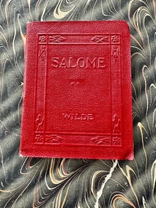 Antique Red Small Book SALOME Oscar Wilde Classic Literature New York - Picture 1 of 5