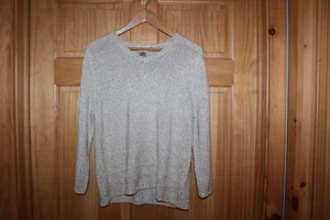 Northern Reflections Women's V Neck Sage/Ivory 3/4 Sleeve Sweater - XL - Picture 1 of 5