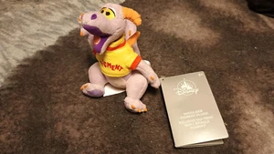 Disney Parks Figur lila Drachen Schulter Plüsch NEU MIT ETIKETT & METALLPLATTE - Bild 1 von 3