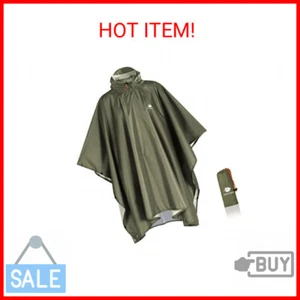 Anyoo Waterproof Rain Poncho Lightweight Reusable Hiking Hooded Coat Jacket for - Picture 1 of 2