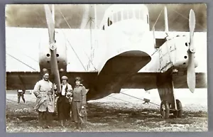 FARMAN GOLIATH F.60 VINTAGE REAL PHOTO POSTCARD RPPC CARTE POSTAL 1 - Picture 1 of 2