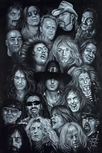 METALL MUSIK POSTER Metal Heroes - Bild 1 von 1