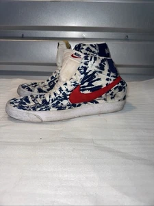 Nike Blazer Mid ’77 Tie-Dye CZ7874-600 Red Swoosh Men’s Size 12 Rare Retro Style - Picture 1 of 9