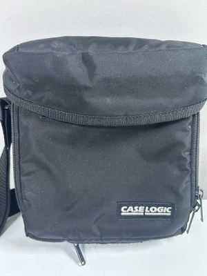 Case Logic CD Player Walkman Discman Carrying Case  Shoulder Bag Black. Vintage - Image 1 of 4