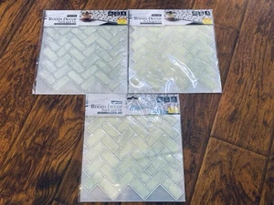 Hobby Lobby NEW Removable Room Decor Peel & Stick Tile 10" x 10" Green 12 Sheets - Picture 1 of 6