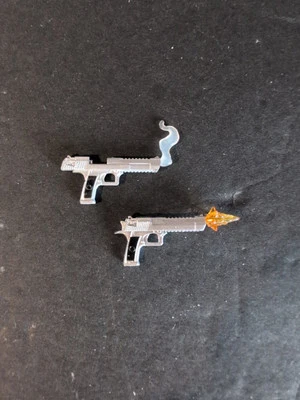 Figura de acciones Valaverse Action Force 2 Silver Desert Eagles 2 efectos de barril 6" Foto 1 de 2