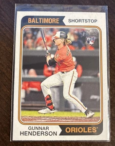2023 Topps Heritage - Gunnar Henderson #64 (RC) - Picture 1 of 2