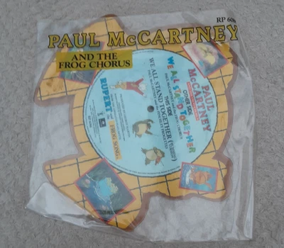 PAUL McCARTNEY FROG CHORUS PICTURE DISC WE ALL STAND TOGETHER RP 6086 YEAR 1984 - Image 1 of 4