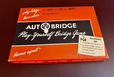 1959 Vintage Autobridge Auto Bridge Game Complete Original Box - Image 1 of 4