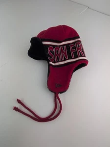 SAN FRANCISCO 49ERS NFL New Era Ear Flap Acrylic Knit Beanie Hat. Adult One Size - Picture 1 of 6