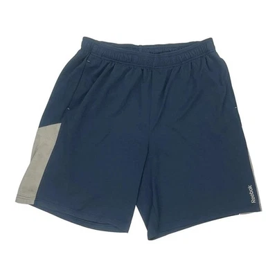 Reebok Sport Shorts - XL Blue Polyester - Image 1 of 4
