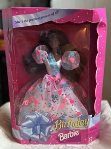 Birthday Barbie Puppe African American Vintage 1994 Mattel NRFB - Bild 1 von 10