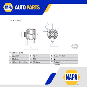 Alternator fits HYUNDAI TUCSON TL 1.6 15 to 20 Bosch 373002B960 Quality New - Picture 1 of 7