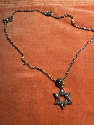 John Hardy Estrella de David, Collar Esterlina, 22 pulgadas, + Extensor 2 pulgadas, Nuevo sin etiquetas Foto 1 de 4