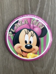 Disney Pin Button - Plaza Inn Breakfast in the Park with Minnie Mouse & Friends - Picture 1 of 6