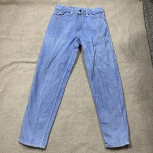 Levis Jeans Mens 31 Blue Dyed Denim 550 Relaxed Fit Tapered Fit Vintage 28x30 - Picture 1 of 16