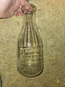 Vintage Milton PA Milchflasche Quart Pleasant Valley Milchkännchen Molkerei - Bild 1 von 3